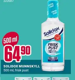 Europris SOLIDOX MUNNSKYLL tilbud