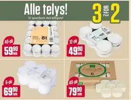 Europris Alle telys! tilbud