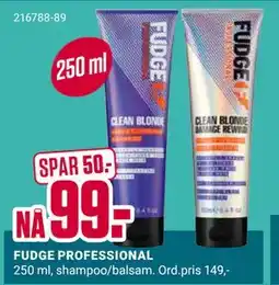 Europris FUDGE PROFESSIONAL tilbud