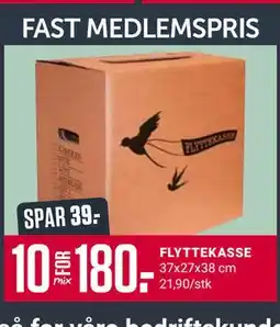 Europris FLYTTEKASSE, Medlemspris tilbud