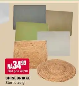 Europris SPISEBRIKKE tilbud