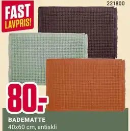 Europris BADEMATTE tilbud