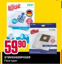 Europris STØVSUGERPOSER tilbud