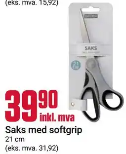 Europris Saks med softgrip tilbud