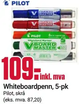 Europris Whiteboardpenn, 5-pk tilbud