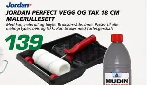 JORDAN PERFECT VEGG OG TAK 18 CM MALERULLESETT