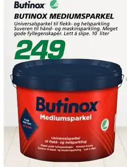 Coop Byggmix BUTINOX MEDIUMSPARKEL tilbud