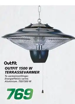 Coop Byggmix OUTFIT 1500 W TERRASSEVARMER tilbud