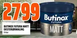 Obs Bygg BUTINOX FUTURA MATT EKSTERIØRMALING tilbud