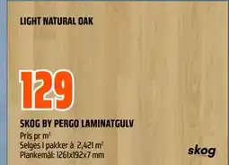 Obs Bygg SKOG BY PERGO LAMINATGULV tilbud
