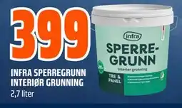 Obs Bygg INFRA SPERREGRUNN INTERIØR GRUNNING tilbud