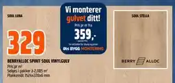 Obs Bygg BERRYALLOC SPIRIT SOUL VINYLGULV tilbud
