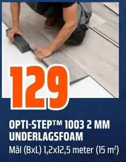 Obs Bygg OPTI-STEP 1003 2 MM UNDERLAGSFOAM tilbud