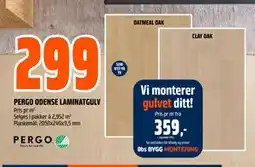 Obs Bygg PERGO ODENSE LAMINATGULV tilbud