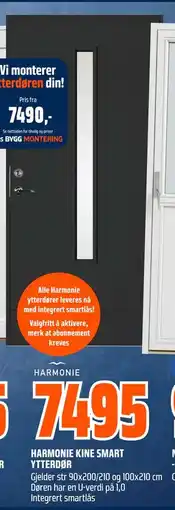 Obs Bygg HARMONIE KINE SMART YTTERDØR tilbud