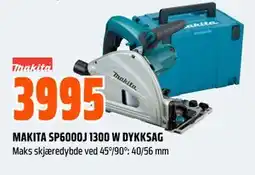 Obs Bygg MAKITA SP6000J 1300 W DYKKSAG tilbud