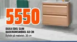 Obs Bygg DUXA EDEL SLIM BADEROMSMØBEL 60 CM tilbud