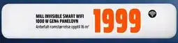 Obs Bygg MILL INVISIBLE SMART WIFI 1000 W GEN4 PANELOVN tilbud