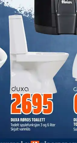 Obs Bygg DUXA RØROS TOALETT tilbud
