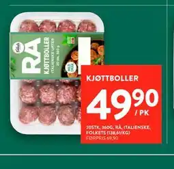 Jacobs KJØTTBOLLER tilbud
