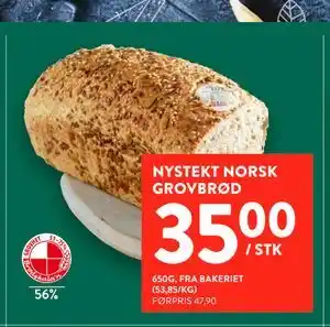 NYSTEKT NORSK GROVBRØD