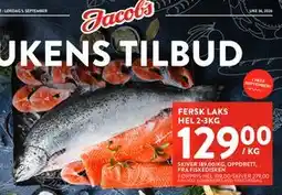 Jacobs FERSK LAKS HEL 2-3KG tilbud
