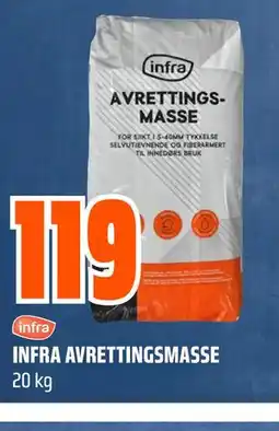 Obs Bygg INFRA AVRETTINGSMASSE tilbud