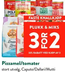 Jacobs Pizzamel/tomater tilbud