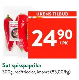 Jacobs Søt spisspaprika tilbud