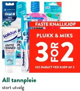 Jacobs All tannpleie tilbud