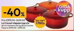 Gigaboks Le Creuset støpejernsgryte tilbud