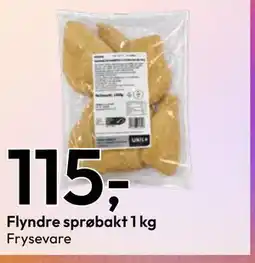 Gigaboks Flyndre sprøbakt 1 kg tilbud