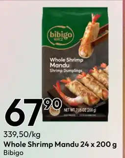 Gigaboks Whole Shrimp Mandu 24 x 200 g tilbud