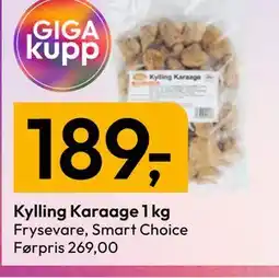Gigaboks Kylling Karaage 1 kg tilbud