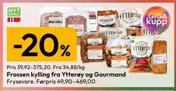 Gigaboks Frossen kylling fra Ytterøy og Gourmand tilbud