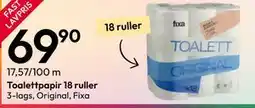 Gigaboks Toalettpapir 18 ruller tilbud