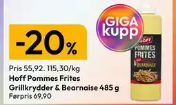 Gigaboks Hoff Pommes Frites Grillkrydder & Bearnaise 485 g tilbud