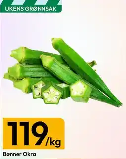 Gigaboks Bønner Okra tilbud