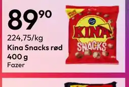 Gigaboks Kina Snacks rød tilbud