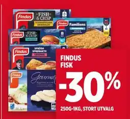 Meny FINDUS FISK tilbud