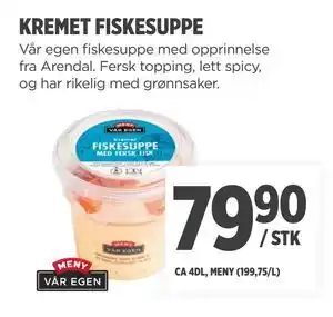 KREMET FISKESUPPE