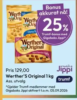 Gigaboks Werther'S Original tilbud