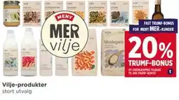 Meny Vilje-produkter tilbud