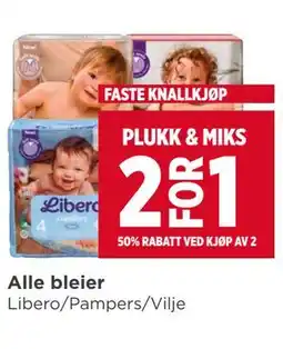 Meny Alle bleier tilbud