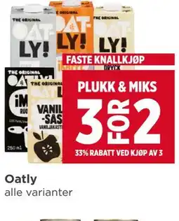 Meny Oatly tilbud