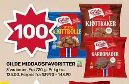 Matkroken GILDE MIDDAGSFAVORITTER tilbud