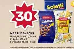 Matkroken MAARUD SNACKS tilbud