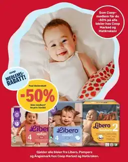 Matkroken alle bleier fra Libero, Pampers og Änglamark tilbud