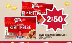 Coop Marked GILDE SKINNFRI KJØTTPØLSE tilbud