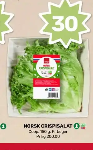 Matkroken NORSK CRISPISALAT tilbud